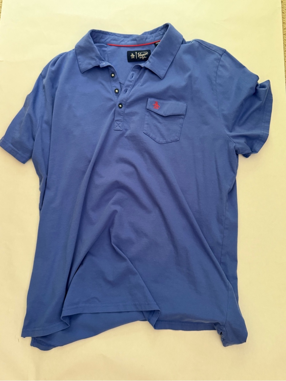 Men’s Blue Polo Shirt XXXL Original Penguin